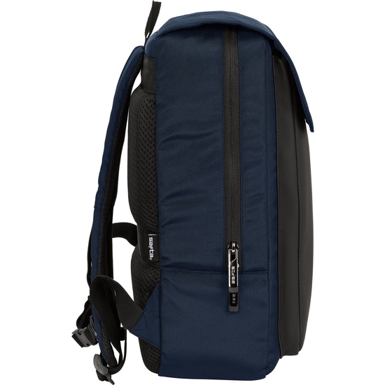 MOCHILA CON SOLAPA PORTATIL 13,3+USB SAFTA BUSINESS "DARK BLUE" image 3