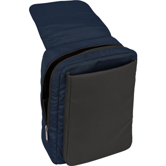 MOCHILA CON SOLAPA PORTATIL 13,3+USB SAFTA BUSINESS "DARK BLUE" image 5