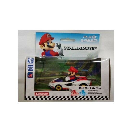 COCHE PULL & SPEED MARIO KART 1:43 image 2