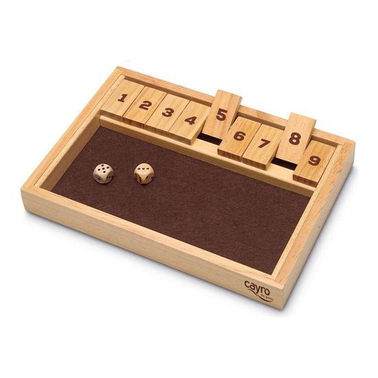 JUEGO SHUT THE BOX MADERA image 1