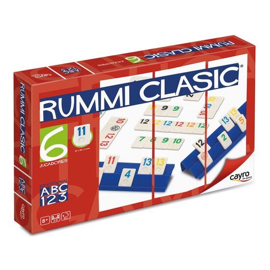 JUEGO RUMMI CLASSIC 6 JUGADORES image 0