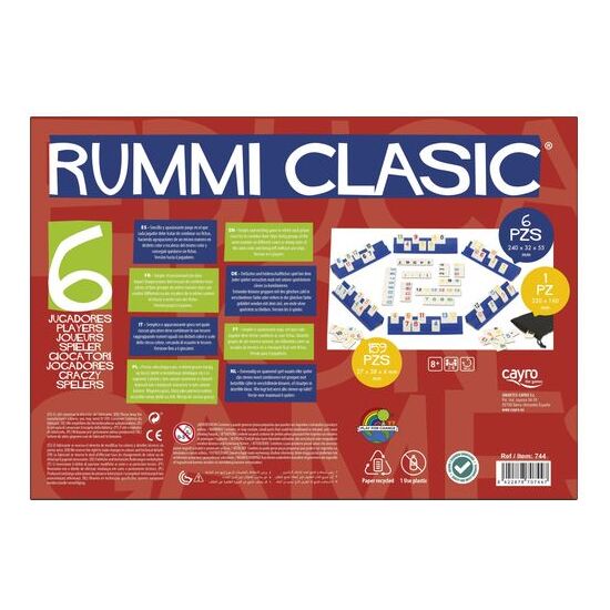 JUEGO RUMMI CLASSIC 6 JUGADORES image 3