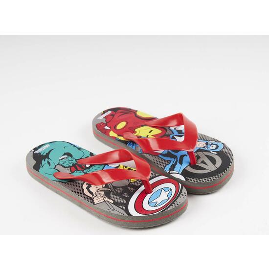 CHANCLAS AVENGERS SPIDERMAN RED image 1