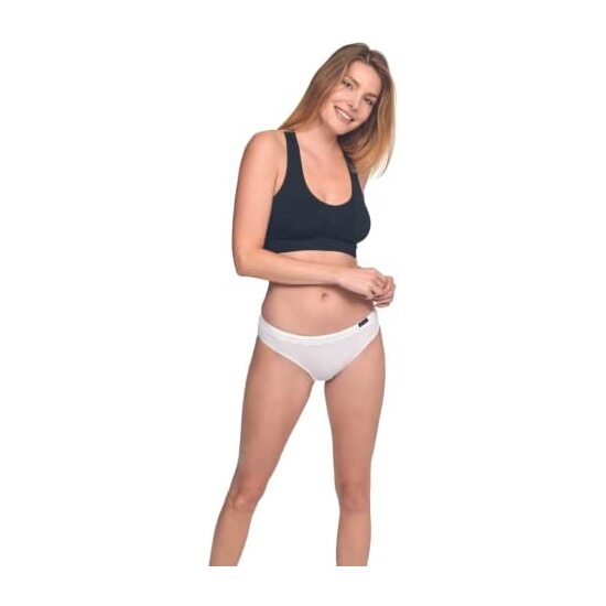 PACK 2 BIKINIS ENCAJE CINTURA BLANCO - AZUL ÍNDIGO image 1