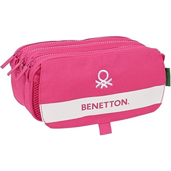 PORTATODO TRIPLE BIG BENETTON "RASPBERRY" image 0