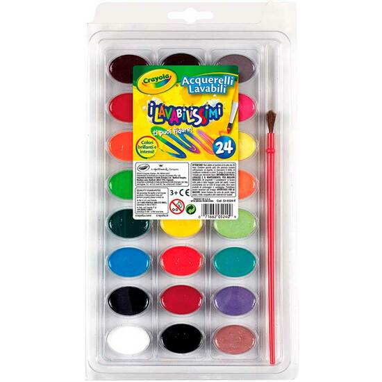 24 ACUARELAS LAVABLES CRAYOLA image 0