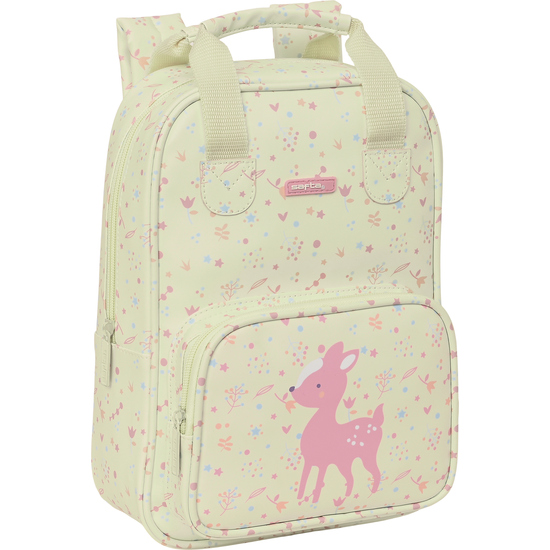 MOCHILA INFANTIL CON ASAS FACIL LIMPIEZA SAFTA PREESCOLAR "FOREST" image 0