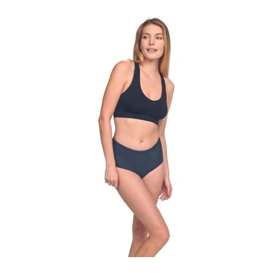PACK 2 BRAGAS ENCAJE CINTURA BLANCO - AZUL ÍNDIGO image 0