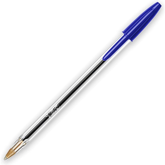 BOLSA 5 BOLIGRAFOS BIC CRISTAL AZUL image 1