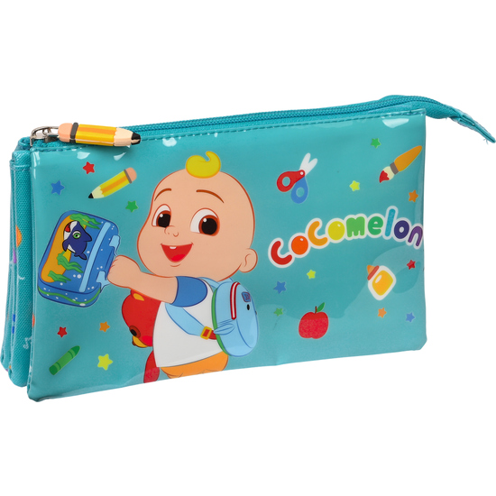 PORTATODO TRIPLE FACIL LIMPIEZA COCOMELON "BACK TO CLASS" image 0