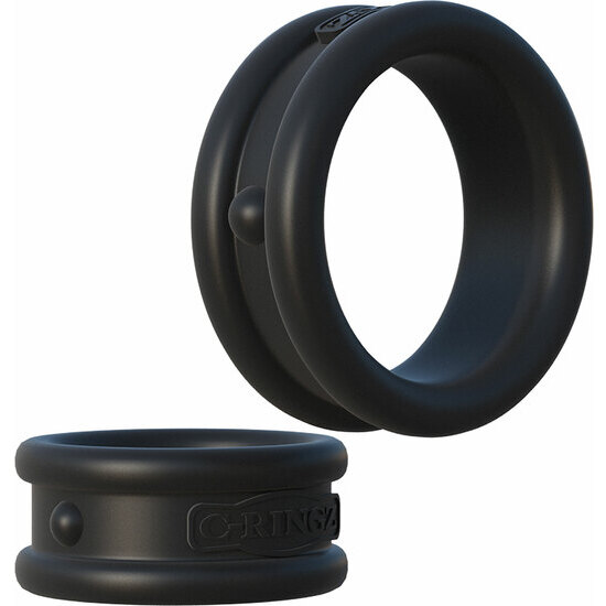 MAX WIDTH SILICONE RINGS BLACK image 0