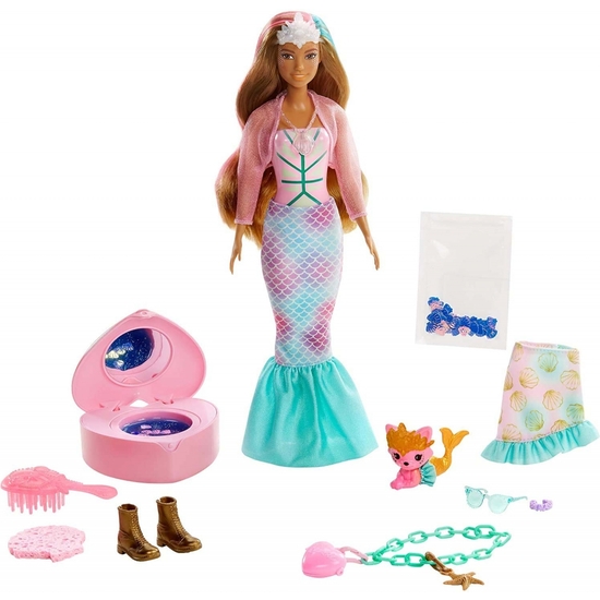 BARBIE MUÑECA REVEAL SIRENA 25 SORPRESAS image 0