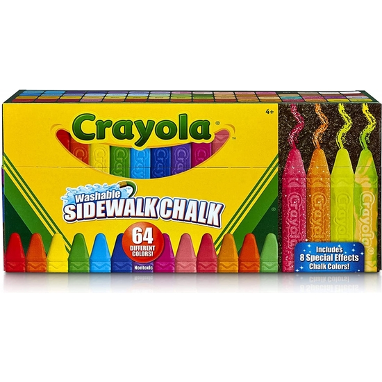 CAJA 64 TIZAS SUELO CRAYOLA  image 0