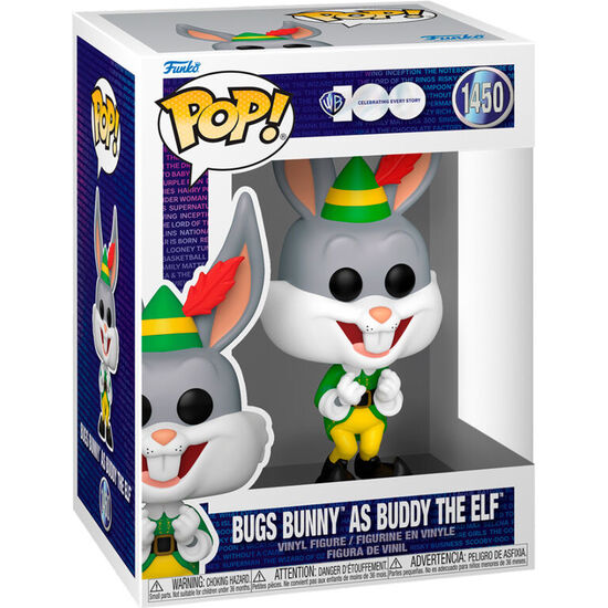 FIGURA POP WARNER BROS 100TH ANNIVERSARY BUGS BUNNY AS BUDDY THE ELF image 0