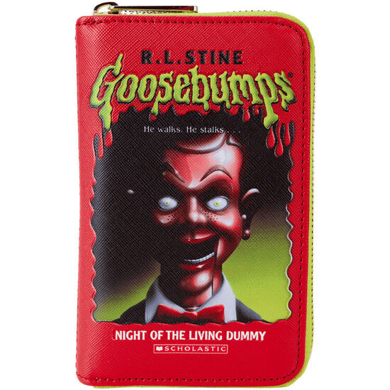 CARTERA SLAPPY BOOK COVER GOOSEBUMPS LOUNGEFLY image 0