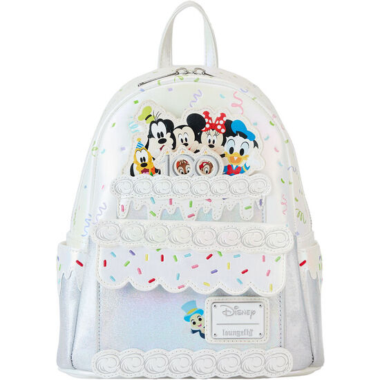 MOCHILA ANNIVERSARY CELEBRATION CAKE DISNEY 100 LOUNGEFLY 26CM image 0