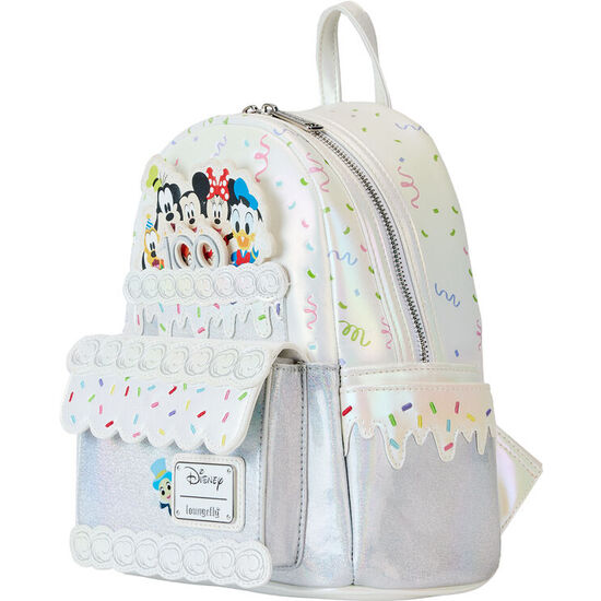 MOCHILA ANNIVERSARY CELEBRATION CAKE DISNEY 100 LOUNGEFLY 26CM image 2