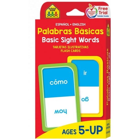 JUEGO CARTAS BILINGÜE PALABRAS BÁSICAS +5 AÑOS image 0