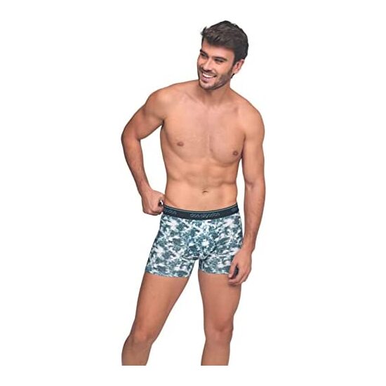 PACK 12 BOXERS ESTAMPADO DIGITAL SURTIDO NEGRO VERDE / NEGRO ESTAMPADO / NEGRO GRIS / AZUL ESTAMPADO / NEGRO AZUL / VERDE ESTAMPADO image 3