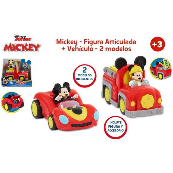 SET DE VEHICULO Y FIGURA MICKEY image 0