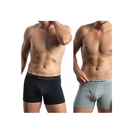 PACK 2 BOXERS CABALLERO NEGRO/GRIS image 0