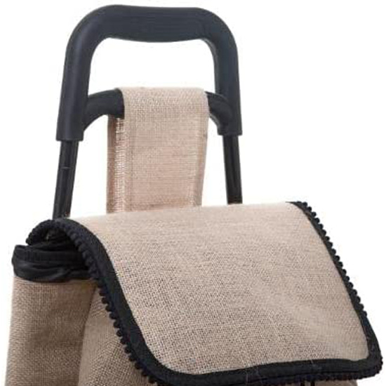 CARRO DE LA COMPRA 2 RUEDAS, 33 L, BEIGE image 4