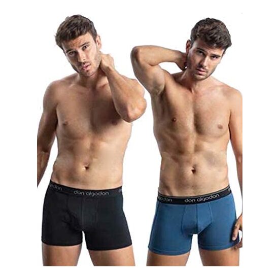 PACK 2 BOXERS CABALLERO NEGRO/AZUL image 0