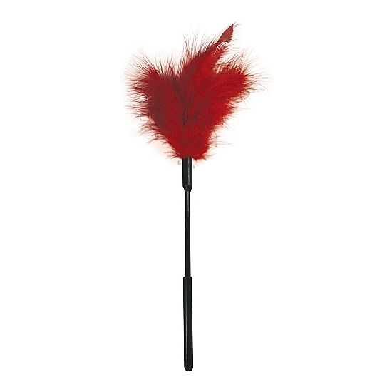 PLEASURE FEATHER 7 INCH RED image 0