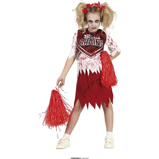 DISFRAZ CHEERLEADER ZOMBIE 5-6 AÑOS image 0