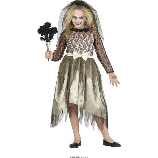DISFRAZ NOVIA FANTASMA 5-6 AÑOS image 0