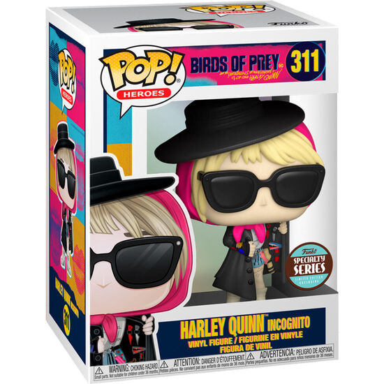 FIGURA POP BIRDS OF PREY HARLEY QUINN INCOGNITO EXCLUSIVE image 1