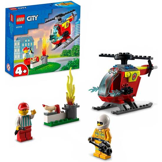 HELICOPTERO DE BOMBEROS LEGO CITY image 0