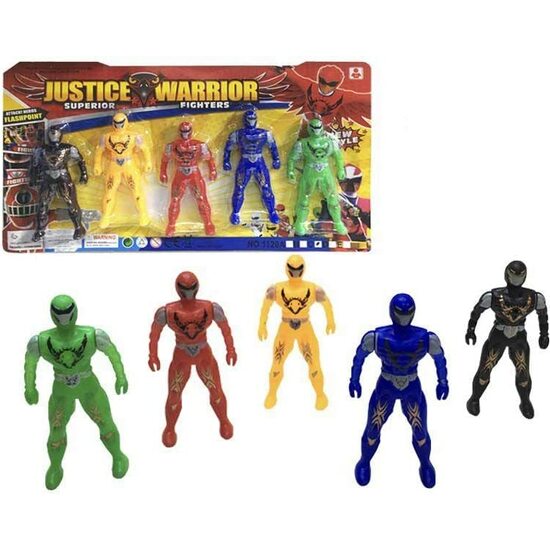 BLISTER 5 FIGURAS JUSTICE WARRIOR image 0