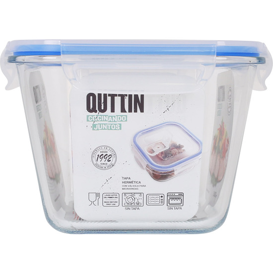 SQUAR.DEEP LUNCH BOX 18.5X18.5X13CM QUTTIN image 1
