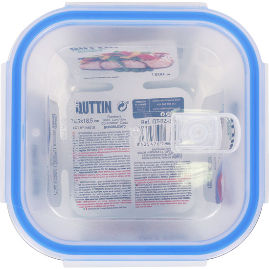SQUAR.DEEP LUNCH BOX 18.5X18.5X13CM QUTTIN image 3