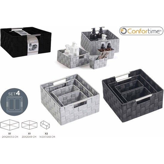 SET 4 ORGANIZADOR MULTI.PP ASAS MET CONFORTIME image 0