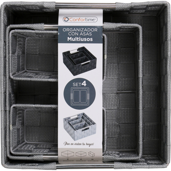 SET 4 ORGANIZADOR MULTI.PP ASAS MET CONFORTIME image 3