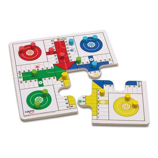 JUEGO PARCHIS-OCA MADERA CAJA METAL image 1