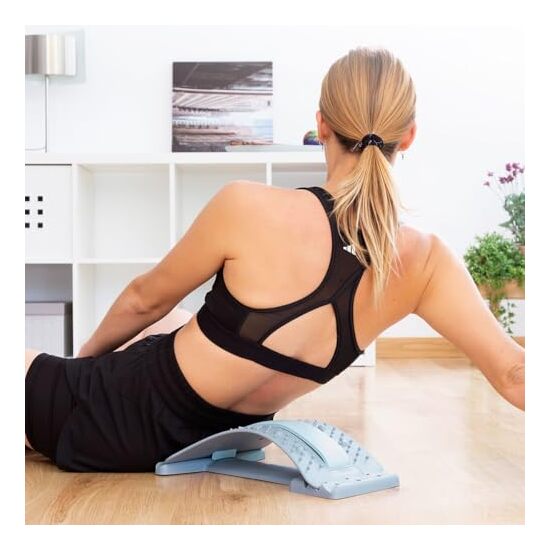 SOPORTE CORRECTOR DE ESTIRAMIENTO LUMBAR CON PUNTOS DE PRESIÓN Y MAGNÉTICOS LUMPORT INNOVAGOODS image 2