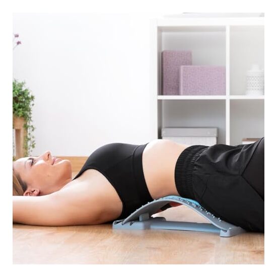 SOPORTE CORRECTOR DE ESTIRAMIENTO LUMBAR CON PUNTOS DE PRESIÓN Y MAGNÉTICOS LUMPORT INNOVAGOODS image 3