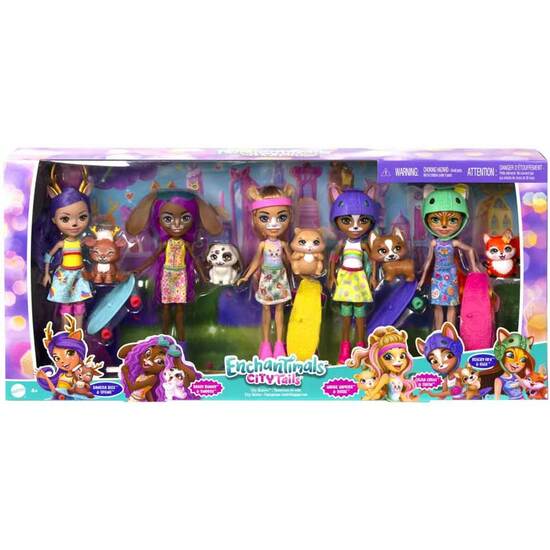 PACK 5 ENCHANTIMALS CITY TAILS image 0