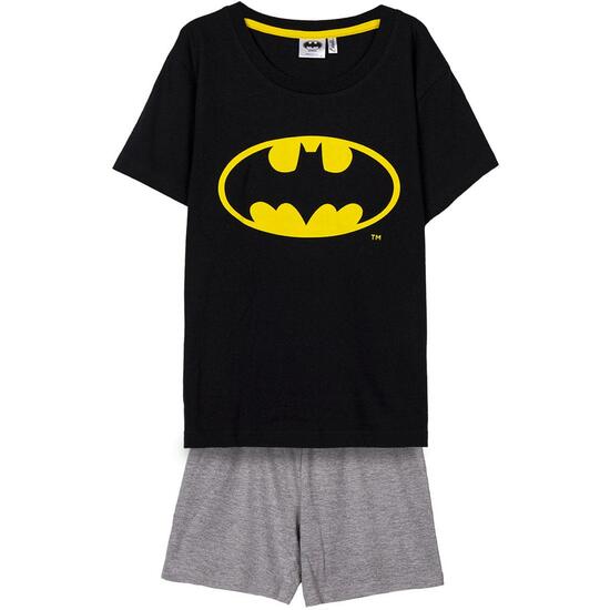 PIJAMA CORTO SINGLE JERSEY BATMAN BLACK image 0