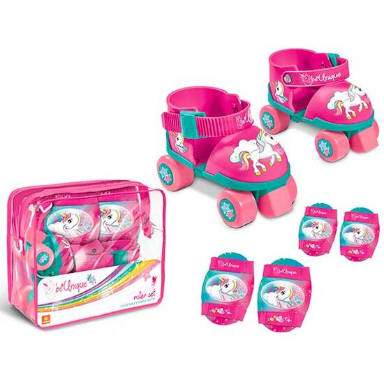 SET PATINES+PROTECCIONES UNICORNIO image 0