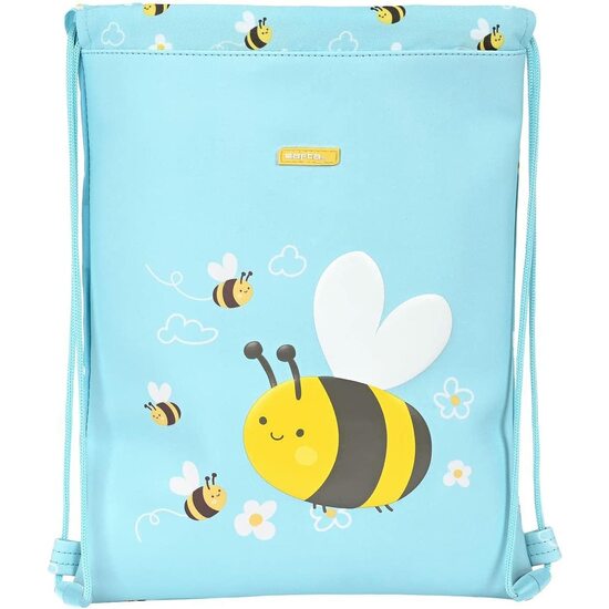 SACO PLANO JUNIOR FACIL LIMPIEZA SAFTA PREESCOLAR "ABEJA" image 0