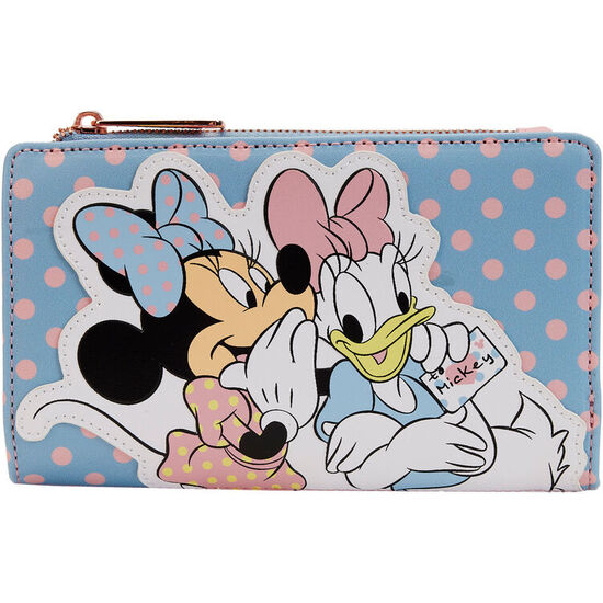 CARTERA PASTEL POLKA DOT MINNIE MOUSE DISNEY image 0