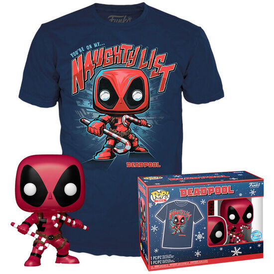 SET FIGURA POP & TEE MARVEL DEADPOOL image 0