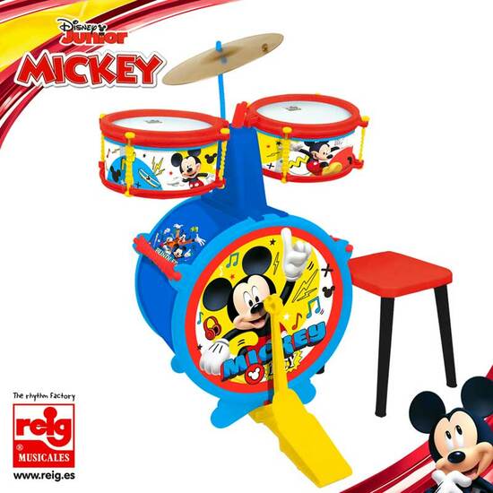 BATERIA MICKEY C/TABURETE image 0