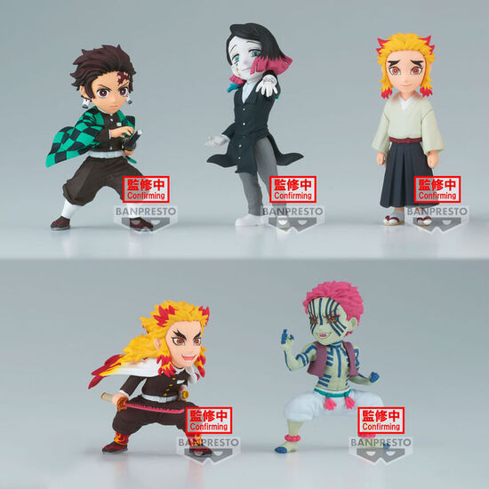 PACK 12 FIGURAS WORLD COLLECTABLE VOL.8 DEMON SLAYER KIMETSU NO YAIBA SURTIDO 7CM image 0