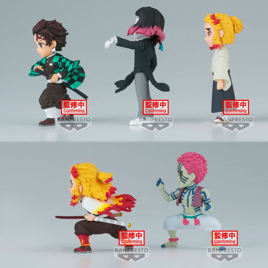 PACK 12 FIGURAS WORLD COLLECTABLE VOL.8 DEMON SLAYER KIMETSU NO YAIBA SURTIDO 7CM image 1