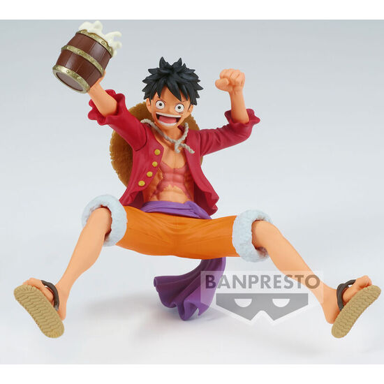 FIGURA MONKEY D. LUFFY ITS A BANQUET ONE PIECE 9CM image 0